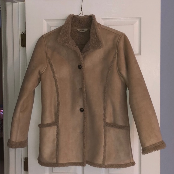 Gently used LL Bean wool coat. - Picture 1 of 6